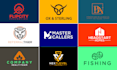 do modern minimal trendy logo design