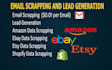 do email scrapping and web scrapping