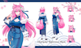 design character sheet or reference sheet for your character
