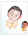 create color digital scribble art, line art