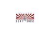design first class awesome boat bros logo