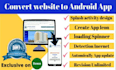 convert website to android app