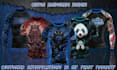 custom jersey design or sublimation design and rashguards