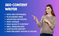 write high quality SEO articles and blog posts with images
