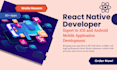 develop react native android and ios mobile application