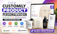 personalize print on demand products in customily