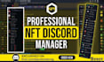 be your nft discord moderator, admin and manager