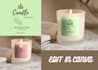 do product label and candle label design