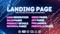 create modern and trending landing page