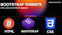 design a responsive  HTML CSS bootstrap website