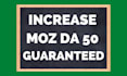 increase moz da and moz da off page SEO service