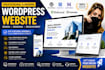 design responsive wordpress website, bluehost, hostinger, siteground ,godaddy