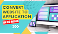 convert website to android apps