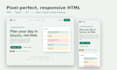 convert PSD figma xd to responsive HTML CSS