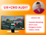 do cro and UX audit to make your value offering clear