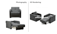 create furniture 3d modelling and rendering