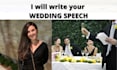 write your wedding speech