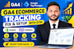 fix or setup ga4 ecommerce tracking with GTM