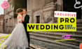 professionally edit cinematic wedding videos and trailers