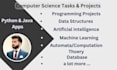 do your computer science projects and tasks