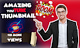 design attractive youtube thumbnail in 24 hrs