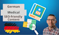 write medical german SEO content as a nurse