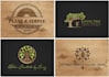 design carpentry wood craft and woodwork logo