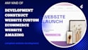 web development construct website custom ecommerce website amazing