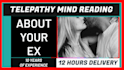 read your ex mind with the help of telepathy mind reading
