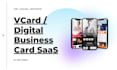 create a vcard digital business card system saas
