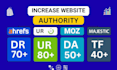 increase majestic trust flow 30 plus with increase tf and da