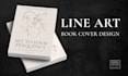 design a custom line art book cover for your novel