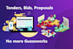 research and write winning bids, tenders and proposals
