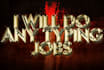 do any typing jobs