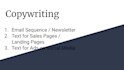 write you a sales and value email sequence