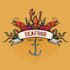 design fast food restaurant seafood chef, BBQ, bakery, catering, kitchen logo