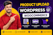 upload or list bulk products to woocommerce shopify by CSV file