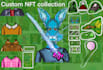 creat unique custom nft collections nft art