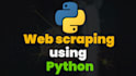do web scraping, crawling and data mining with python within 24 hours
