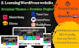 develop a responsive udemy style wordpress lms website in 10 hours