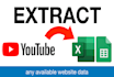 scrape data from websites