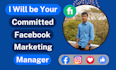 be your committed facebook marketing manager