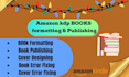 do books formatting and publishing for amazon kdp