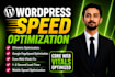 do wordpress website speed optimization, fix core web vitals, gtmetrix