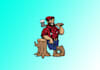 design high quality lumberjack  leaning logo with free source files