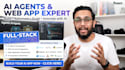 develop full web applcaition including ai agents