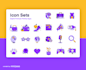 create vector custom icons set for your brand and website
