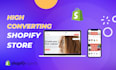 build unique one product store or dropshipping store