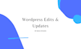 customize your wordpress website