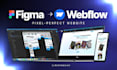 convert figma to webflow and develop a responsive webflow website